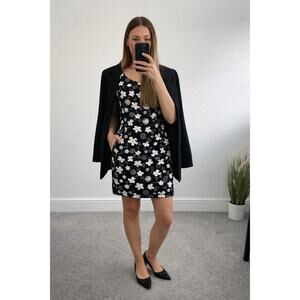 ORIG. MSRP $99 ✨ Amanda Smith Petite Floral Sheath Dress – 6P | Stretch Cotton ✨